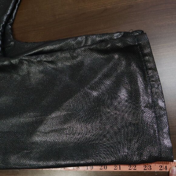 Maja Metallic Top Womens 2 Silver Futurustic Edgy Elegant Glamorous Minimalist - Picture 14 of 16